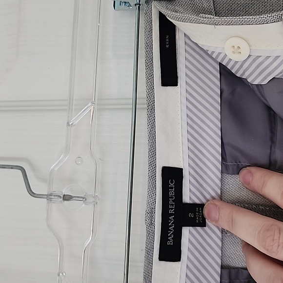 Banana Republic Light Grey Trousers Size 2 - Picture 4 of 5